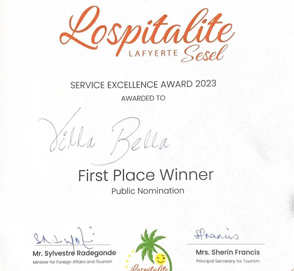Villa Bella Machabee 0*,  Seychelles
